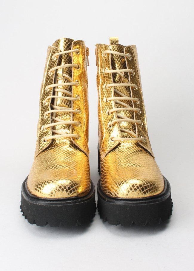 botin serpiente palat old gold