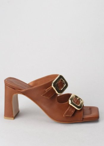 mule hebillas crim marron