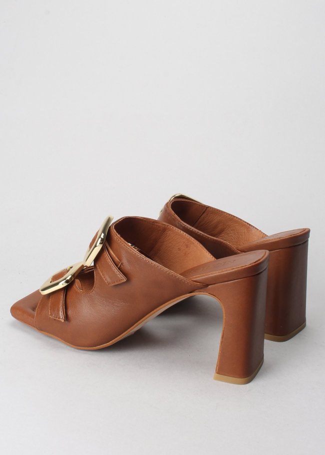 mule hebillas crim marron
