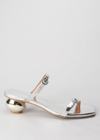 mule hebillas espejo silver...