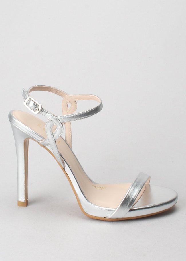 sandalia plateada c112 sol plata