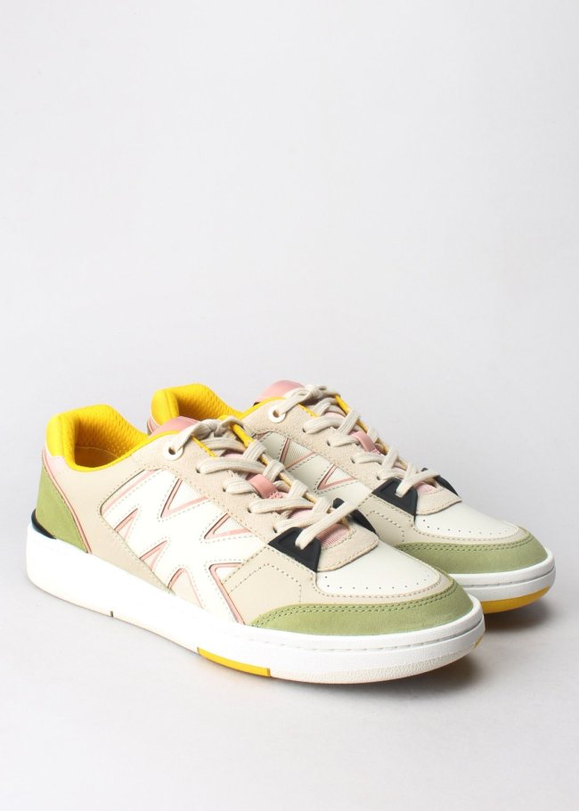 sneaker rebel lace up lt sage mlti