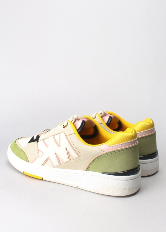 sneaker rebel lace up lt sage mlti