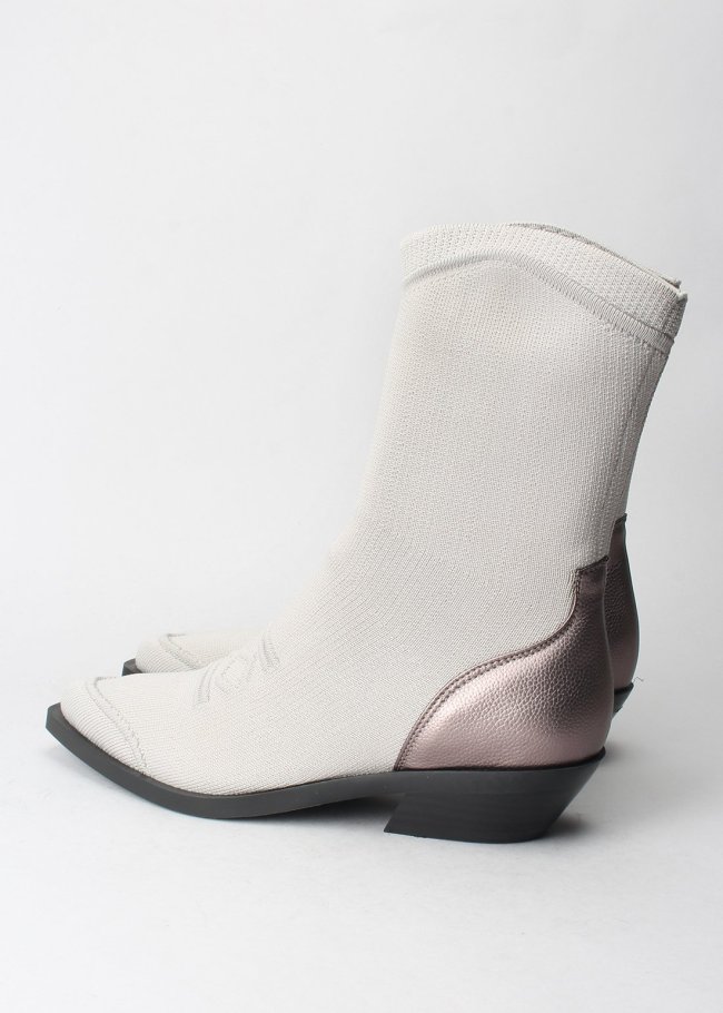 botin elastico white