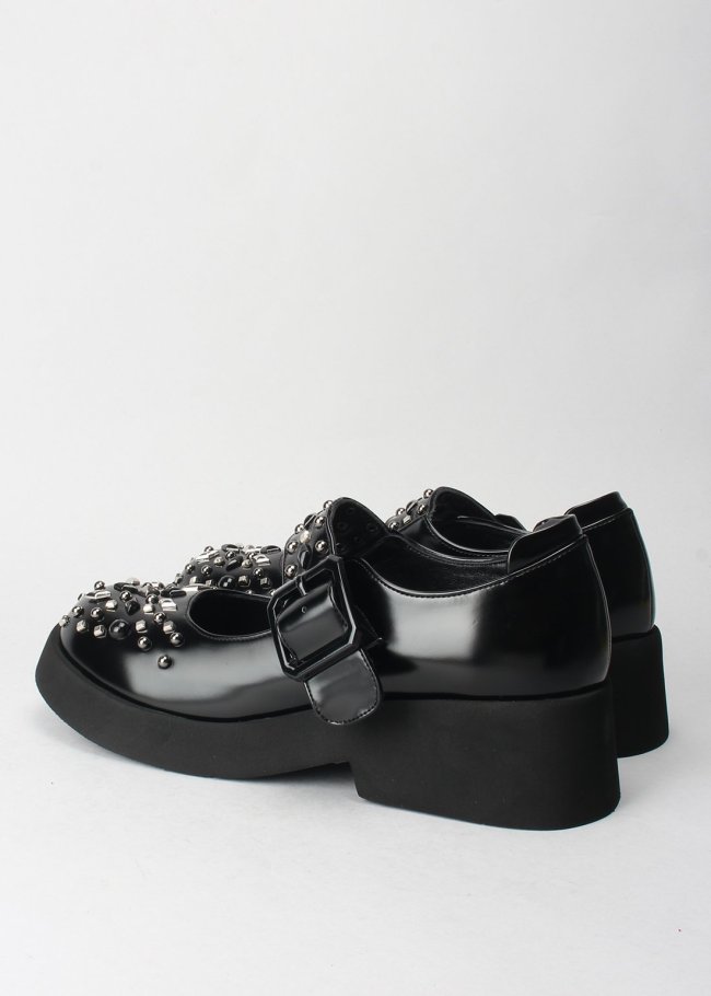 mercedes tachas negro