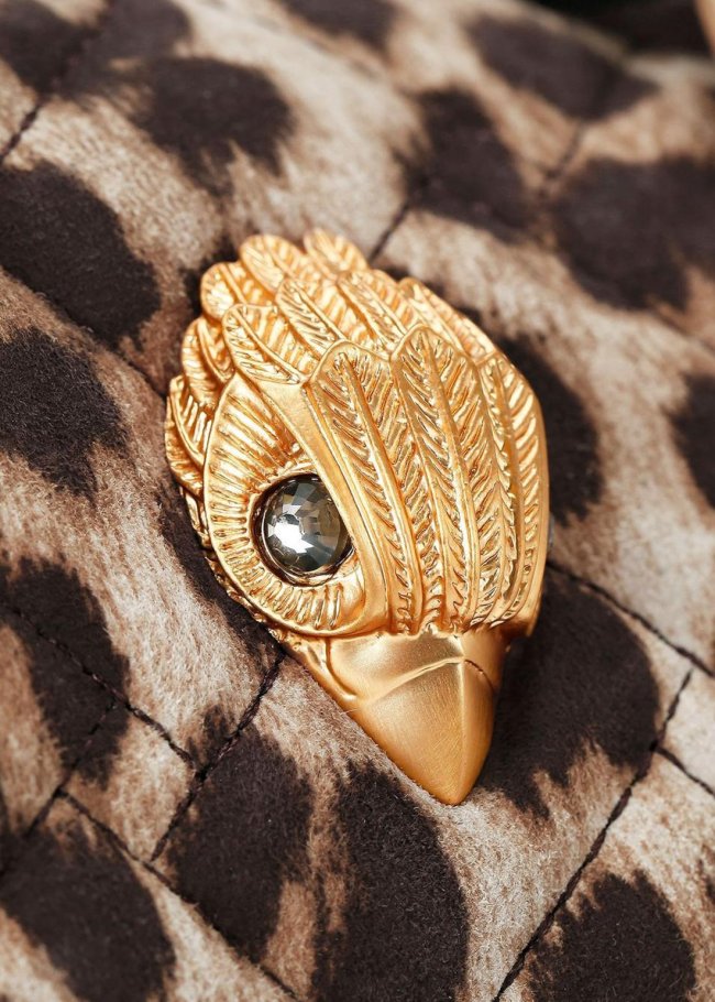 kensington boston leopardo open brown