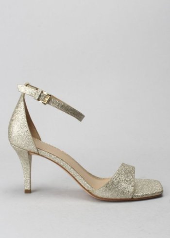 jaida heeled sandal pale gold