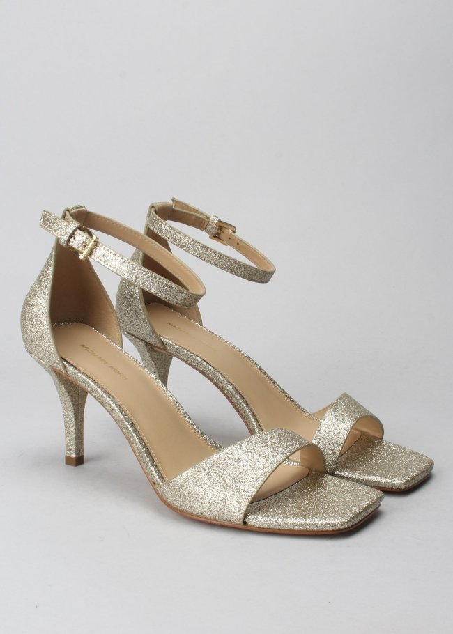 jaida heeled sandal pale gold