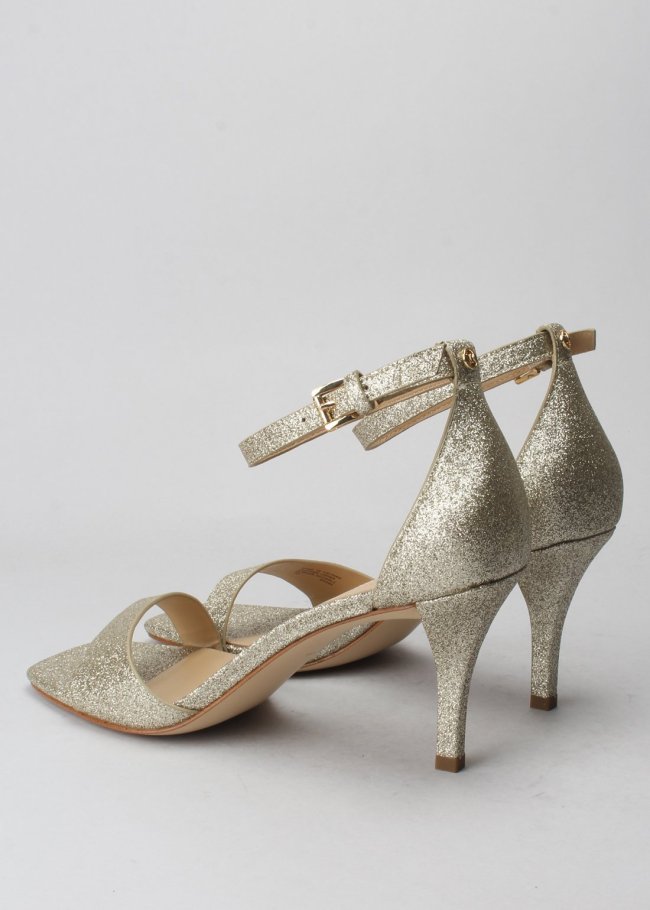 jaida heeled sandal pale gold