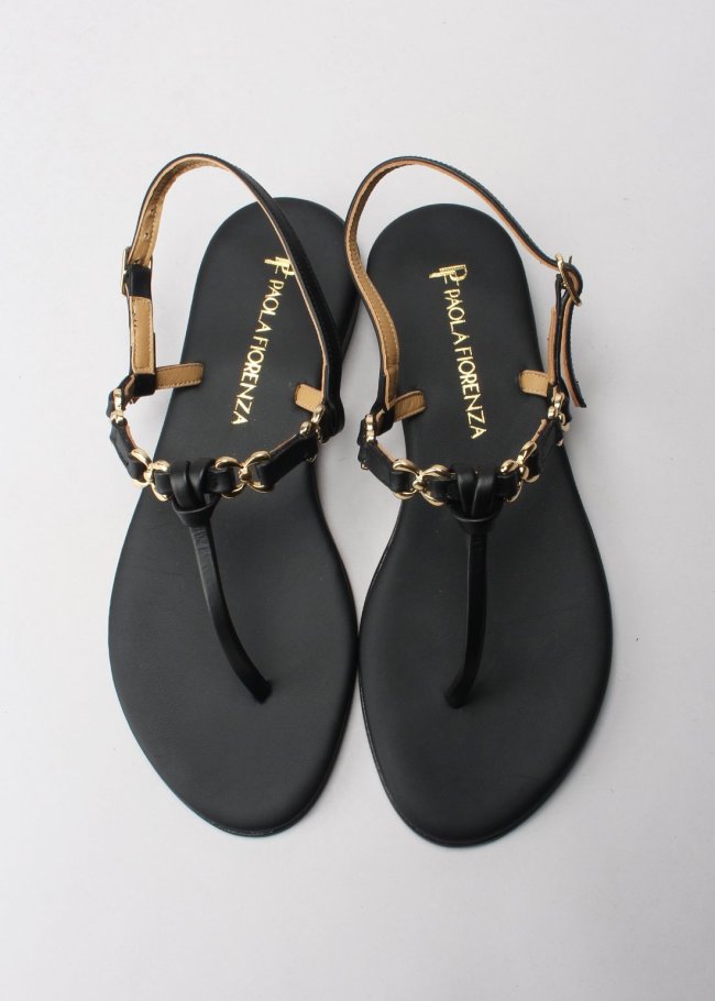 sandalia negro