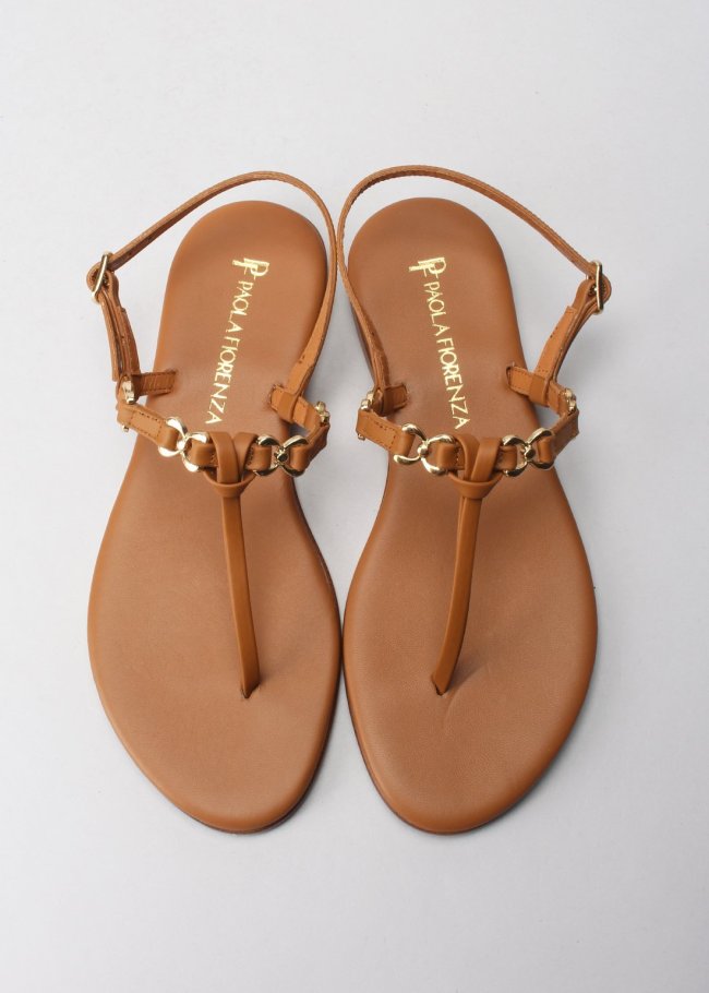 sandalia cuoio