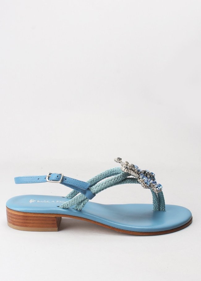 esclava corda jeans oso azzurro