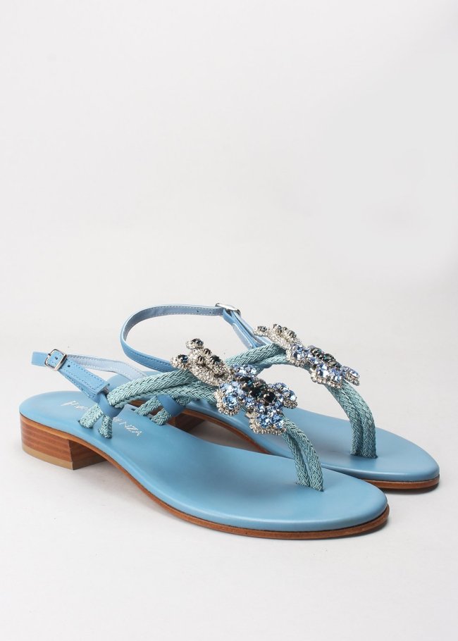 esclava corda jeans oso azzurro