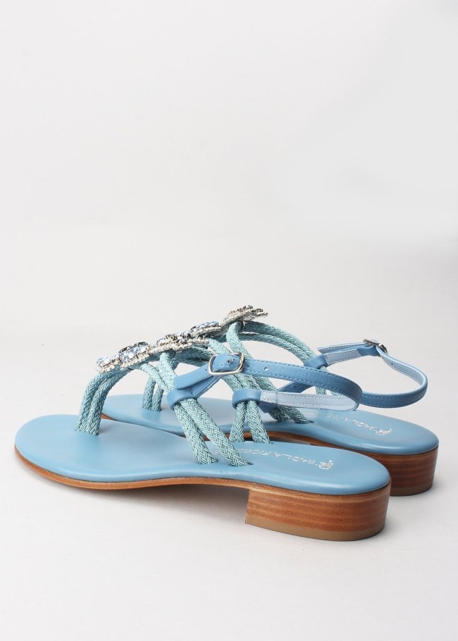 esclava corda jeans oso azzurro