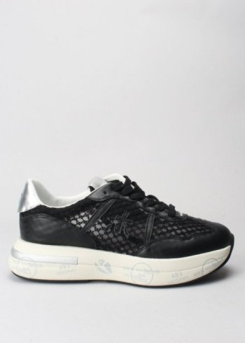 deportiva rejilla negro