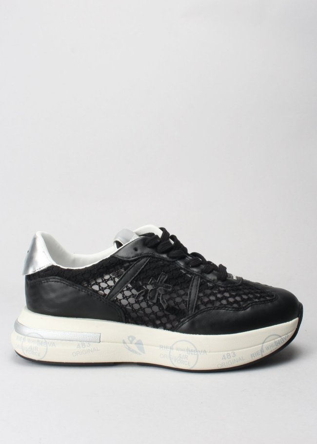 deportiva rejilla negro