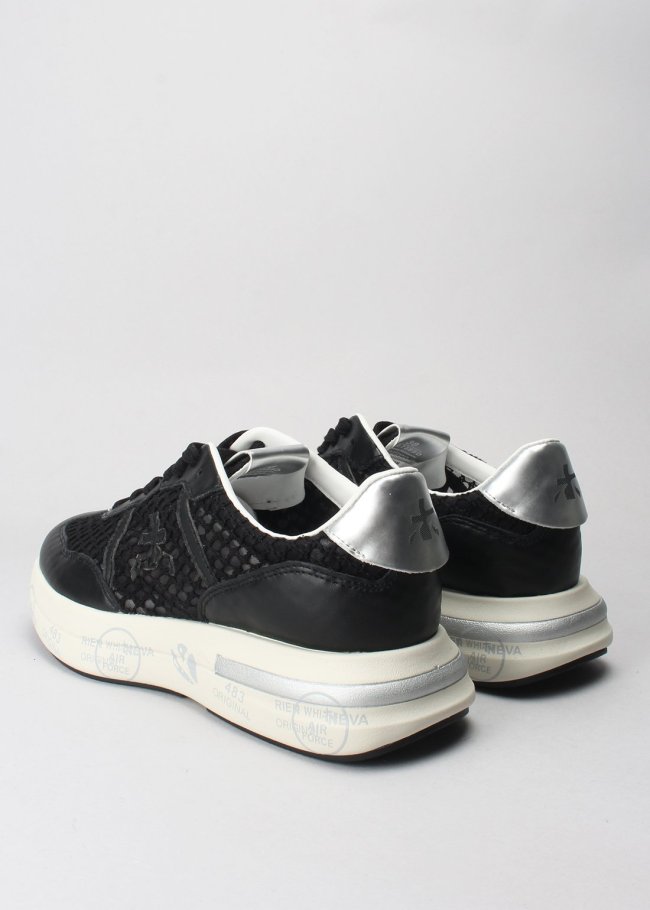 deportiva rejilla negro