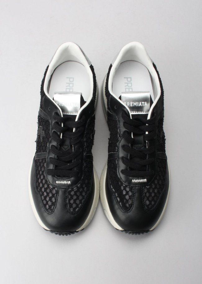 deportiva rejilla negro