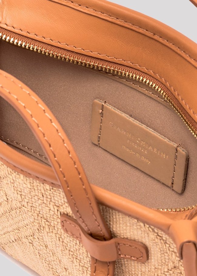 bolso marcela joy tessuto naturale