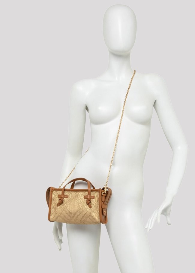 bolso marcela joy tessuto naturale