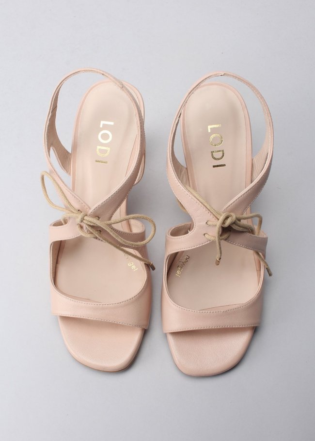 sandalia cordones dubay nude