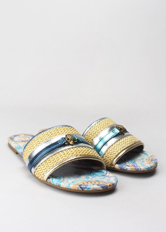 southbank flat sandal beige