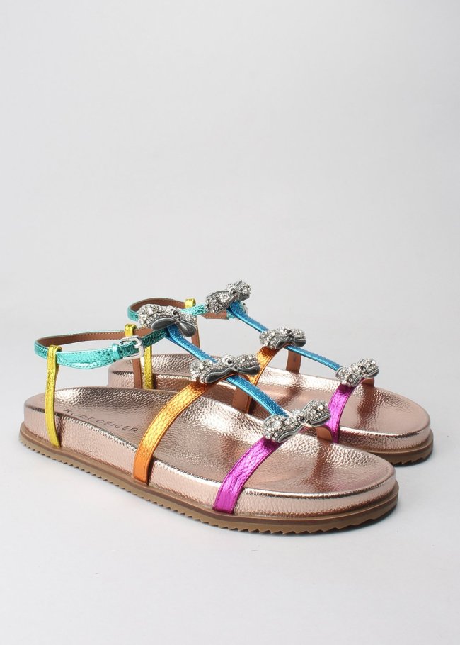pierra micro bow sandal multi