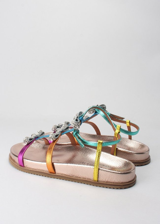 pierra micro bow sandal multi