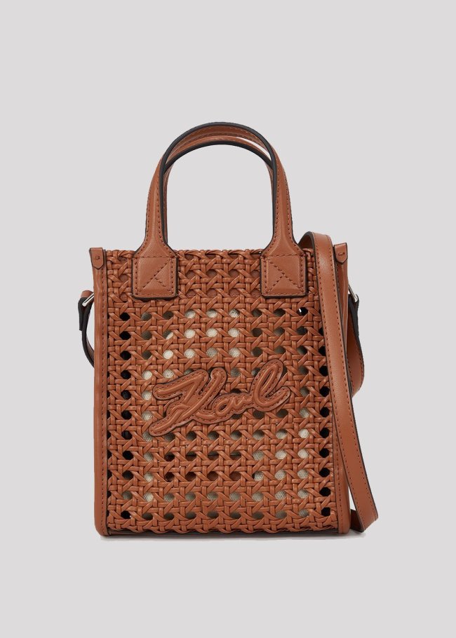 k/skuare n/s phone cb woven cuero