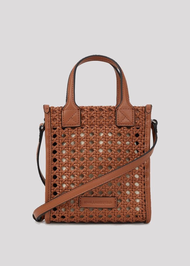 k/skuare n/s phone cb woven cuero