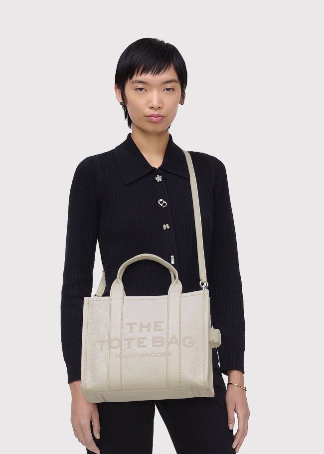 the medium tote cotton silver