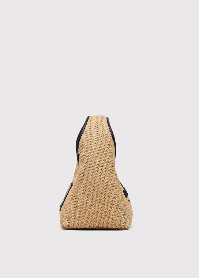 bolso woven mini sack natural